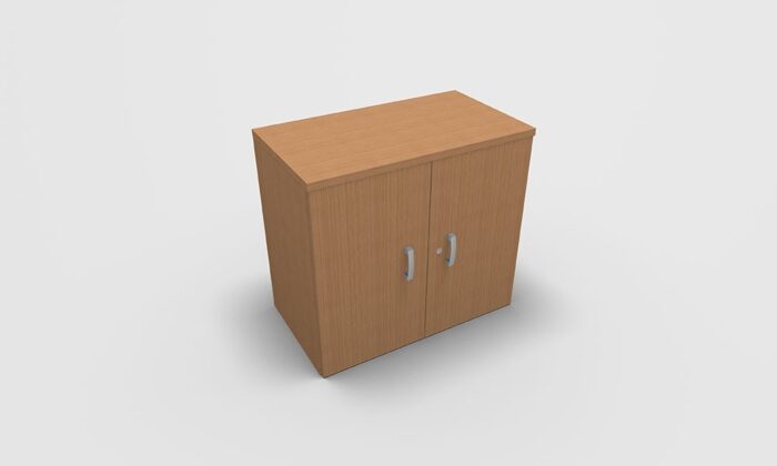ARMOIRE HAUTEUR BUREAU PORTES BATTANTES OH SYS – Image 2