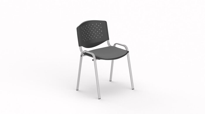 CHAISE ACCUEIL MARCO TINOS DOSSIER AJOURE/TISSU – Image 6