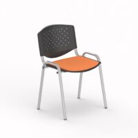 CHAISE ACCUEIL MARCO TINOS DOSSIER AJOURE/TISSU – Image 8