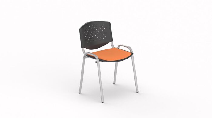 CHAISE ACCUEIL MARCO TINOS DOSSIER AJOURE/TISSU – Image 8