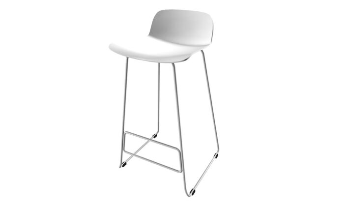 TABOURET NUT PIEDS METAL LOT DE 4 – Image 3