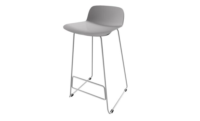 TABOURET NUT PIEDS METAL LOT DE 4 – Image 4