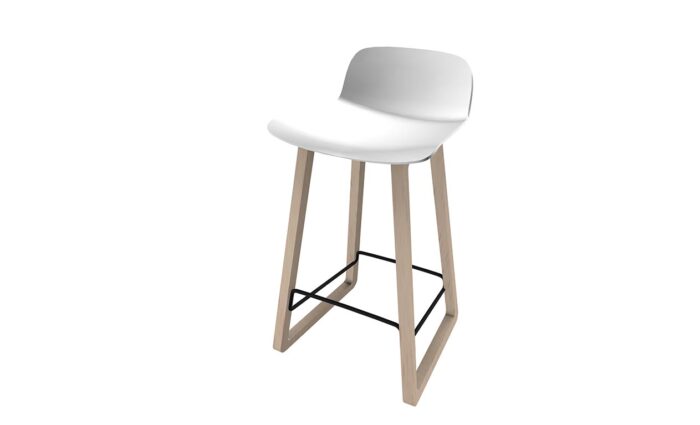 TABOURET NUT PIEDS BOIS LOT DE 4 – Image 2