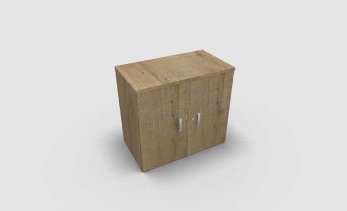 ARMOIRE HAUTEUR BUREAU PORTES BATTANTES OH SYS – Image 5