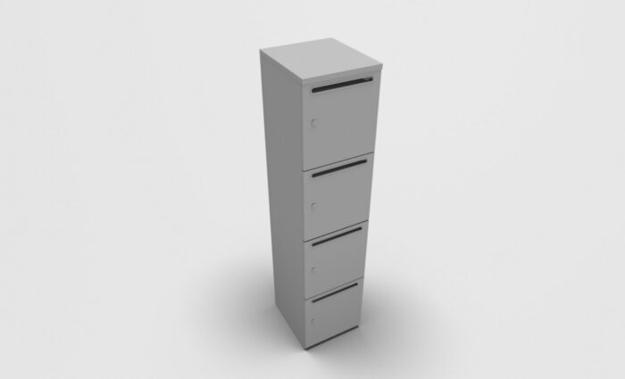 CASIER LOK ZANTE AVEC FENTE COLONNE DE 4 – Image 2