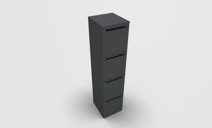 CASIER LOK ZANTE AVEC FENTE COLONNE DE 4 – Image 3