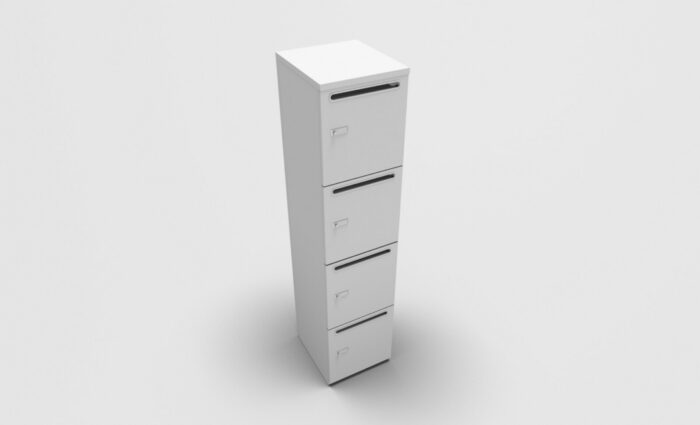 CASIER LOK ZANTE AVEC FENTE COLONNE DE 4 – Image 9