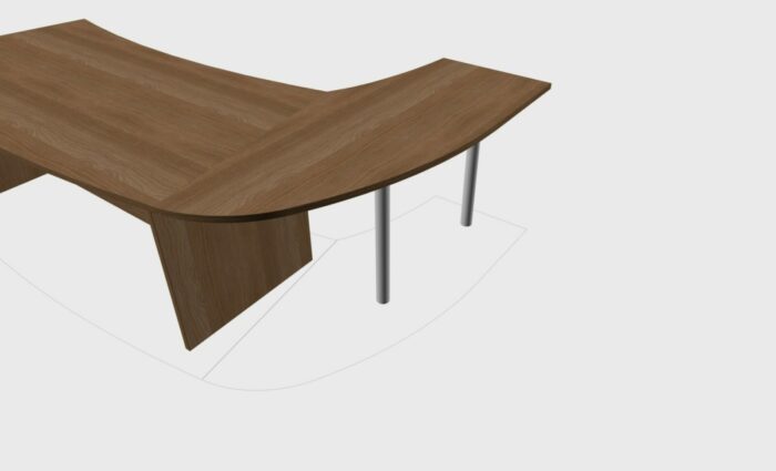 RETOUR GAUCHE POUR BUREAU DIRECTION TONO SIMPLE – Image 4