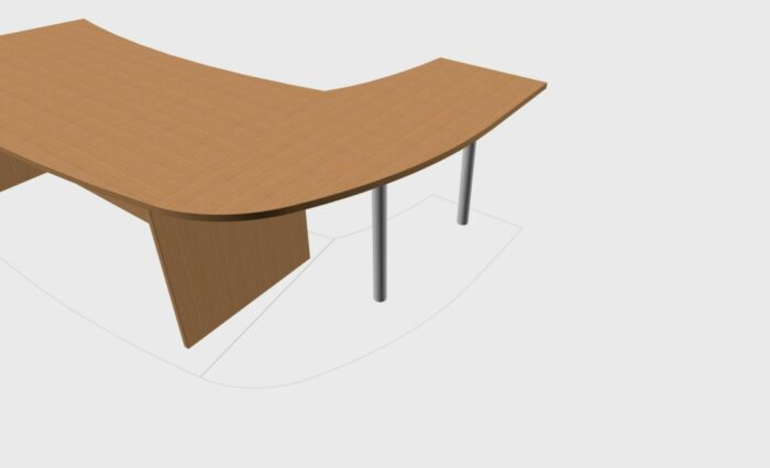 RETOUR GAUCHE POUR BUREAU DIRECTION TONO SIMPLE – Image 9