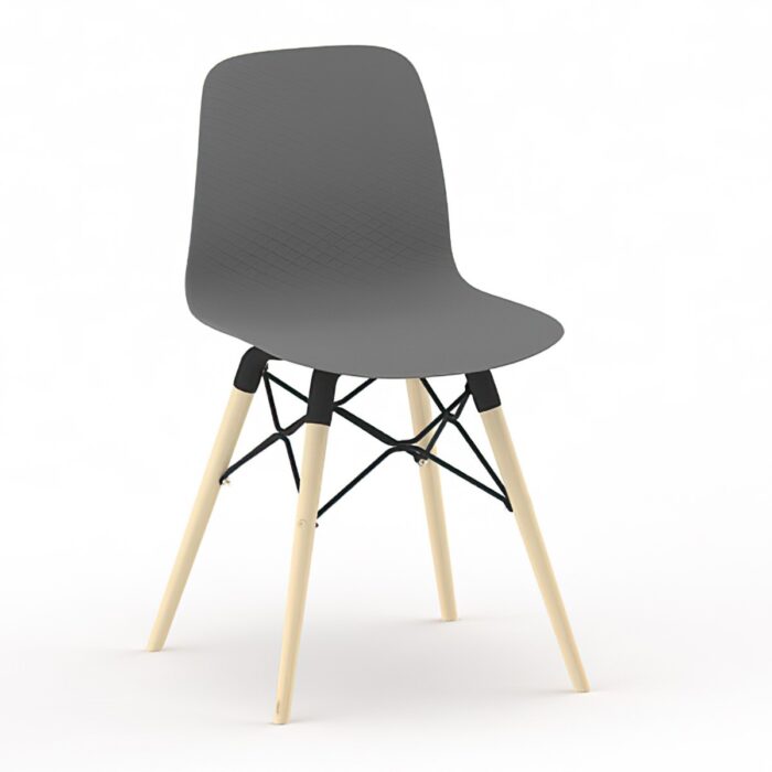 LOT DE 4 CHAISES NUT PIEDS BOIS MYCONOS – Image 3