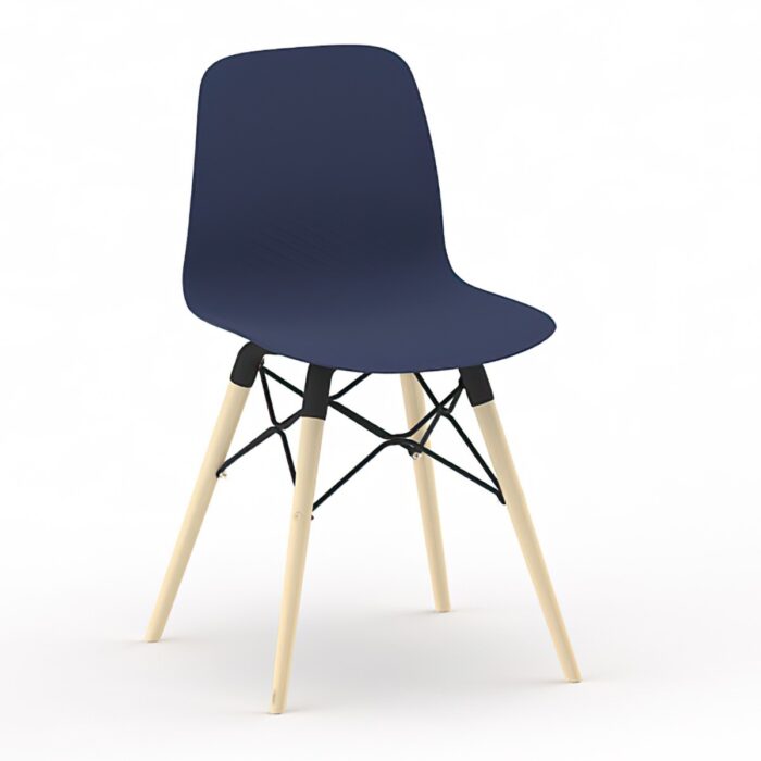 LOT DE 4 CHAISES NUT PIEDS BOIS MYCONOS – Image 4