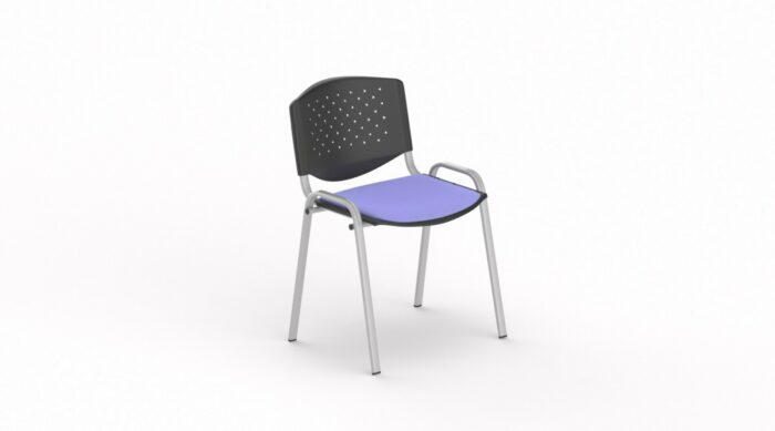 CHAISE ACCUEIL MARCO TINOS DOSSIER AJOURE/TISSU – Image 2