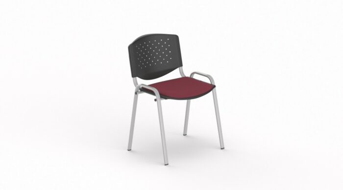 CHAISE ACCUEIL MARCO TINOS DOSSIER AJOURE/TISSU – Image 4