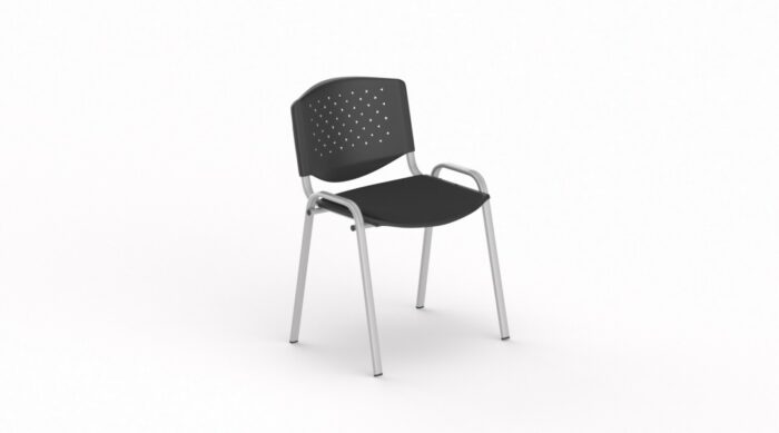 CHAISE ACCUEIL MARCO TINOS DOSSIER AJOURE/TISSU – Image 5