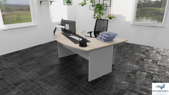 BUREAU D’ANGLE ARRONDI GAUCHE SAMOS TONO ARC – Image 8