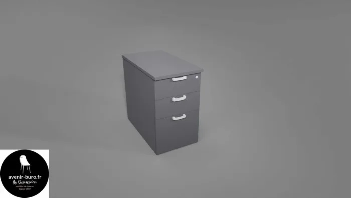CAISSON HAUTEUR BUREAU 3 TIROIRS OH SYS STOCK PROMO – Image 2