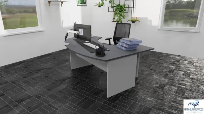 BUREAU D’ANGLE ARRONDI GAUCHE SAMOS TONO ARC – Image 4